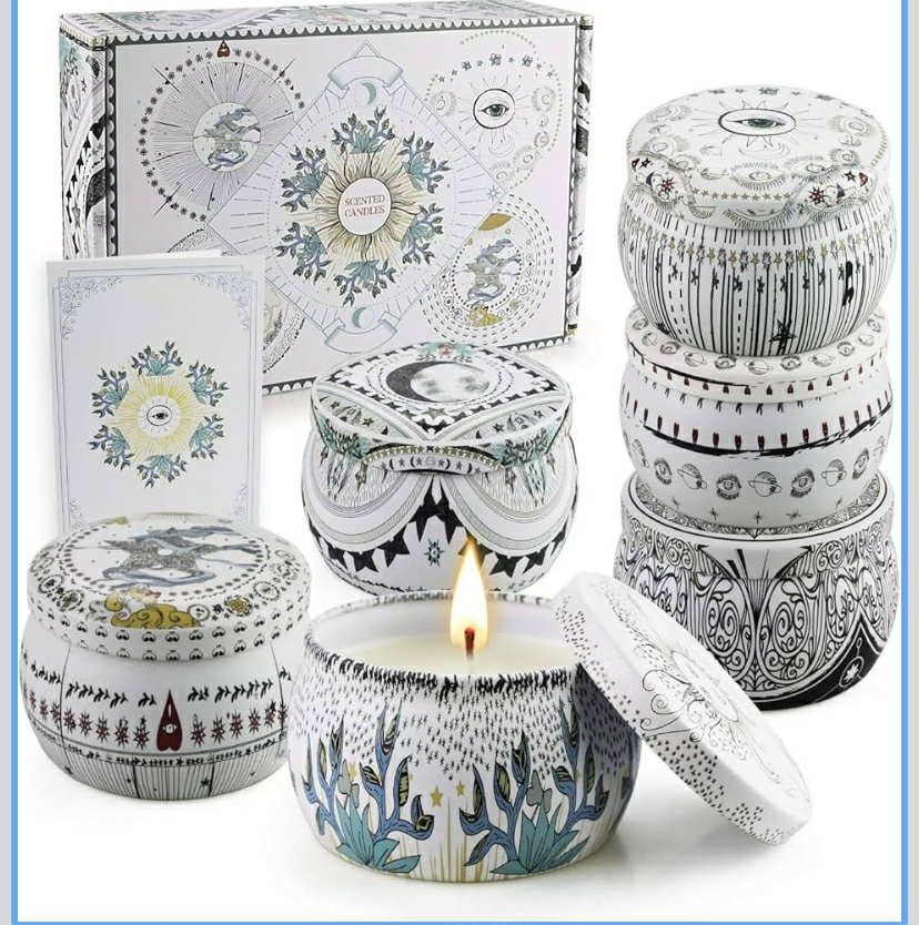 Tarot Scented Candles Gift Set of 6