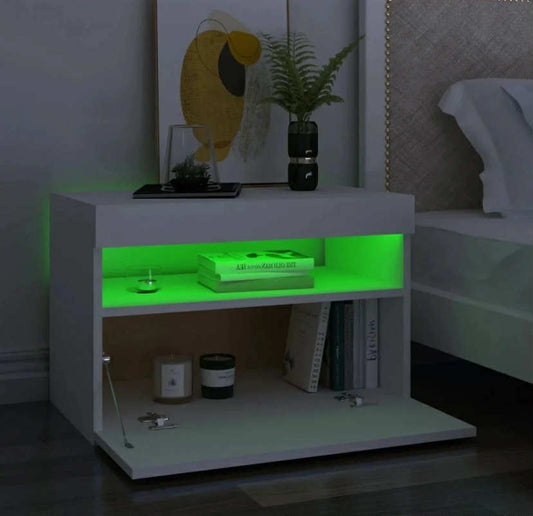 Modern TV Cabinet with LED Lights Sideboard TV Stand TV Unit Hifi Cabinet vidaXL