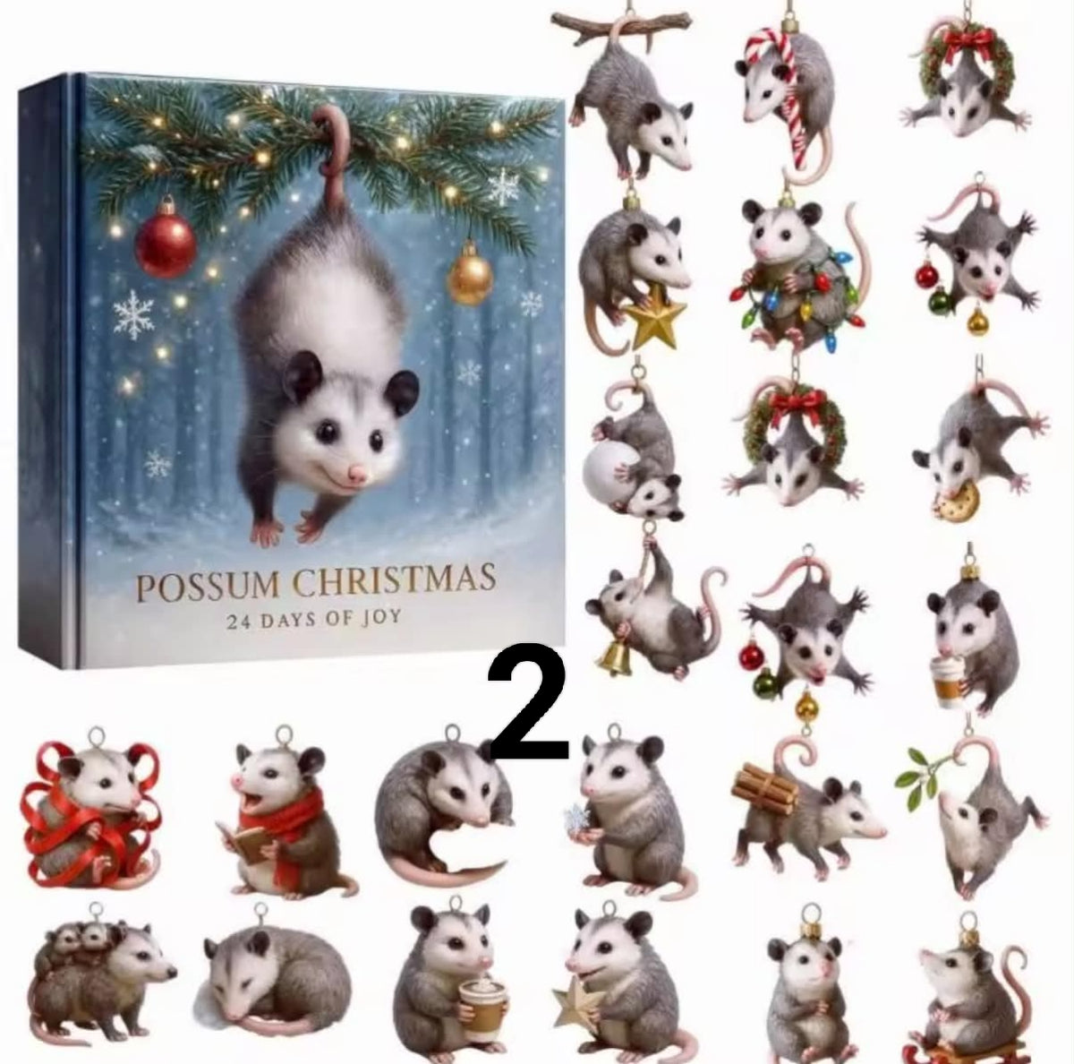 24 Days Ornament advent calendar Countdown