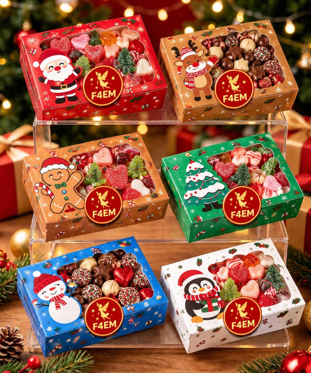 🎄✨ Christmas Sweet Treat Boxes ✨🎄

Make Christmas extra sweet with our gorgeous festive treat boxes! 🍬🍫❤️