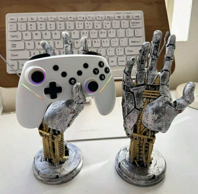 1pc Cyberpunk 3D Printed Game Controller Stand