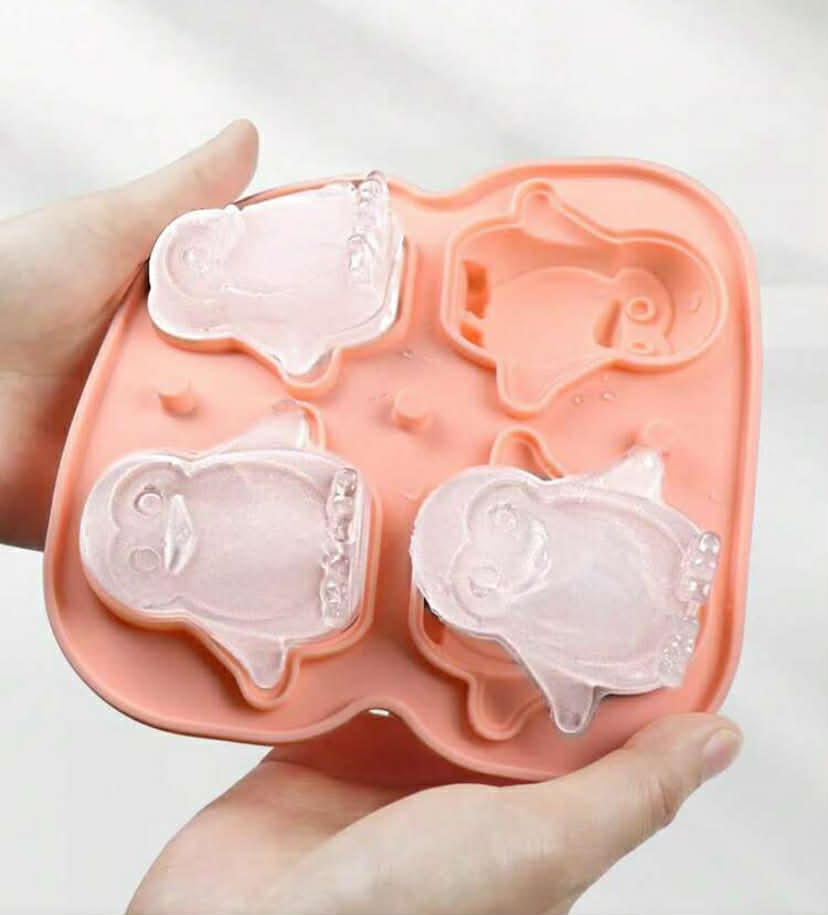 Cavity Shark skull penguin Silicone Ice Cube Tray, Non-Stick Silicone Baking Mold For Ice Cubes, Chocolates, Cookies,