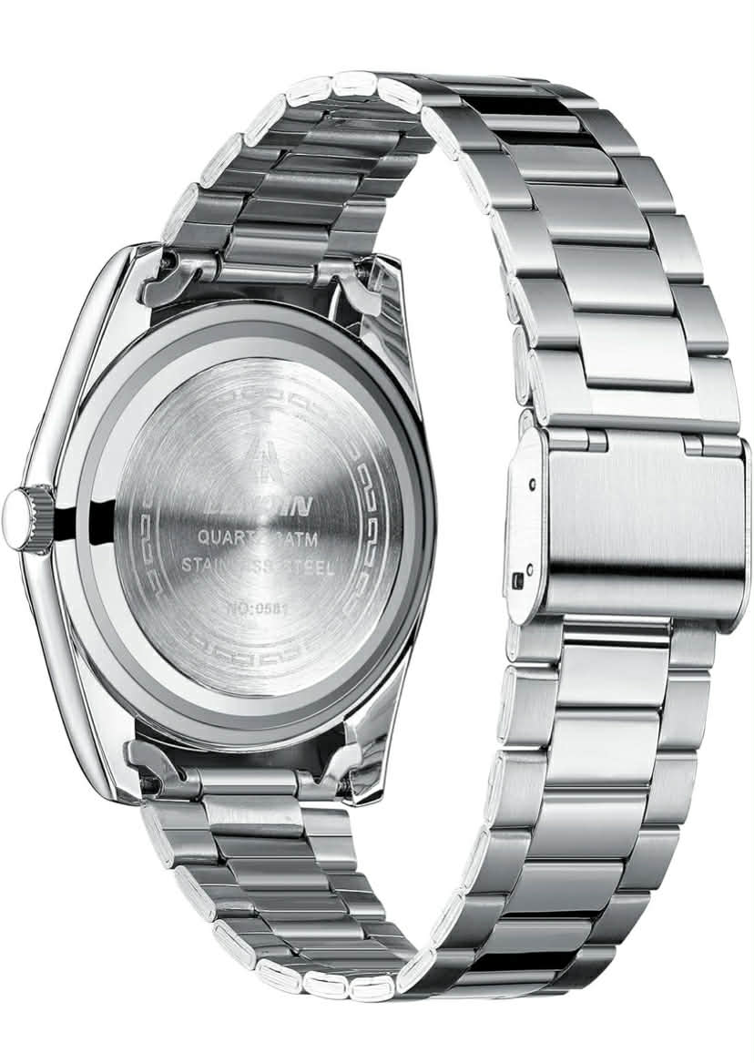 Mens Watches Stainless Steel Watches Men Analog Quartz Watch 30M Waterproof Mens Wristwatches