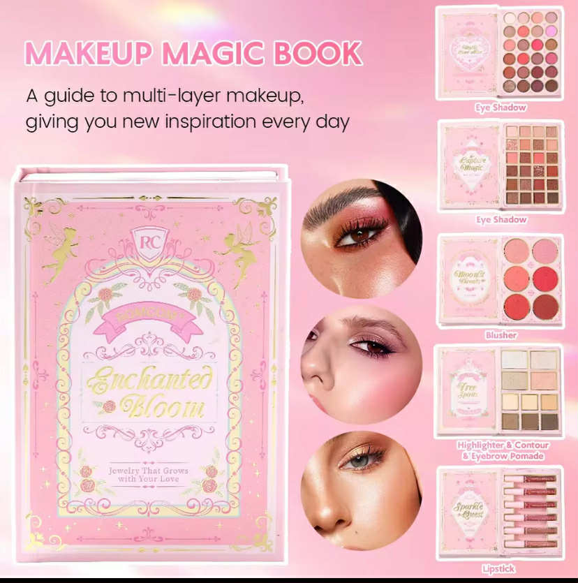 Perfect makeup set, makeup magic book