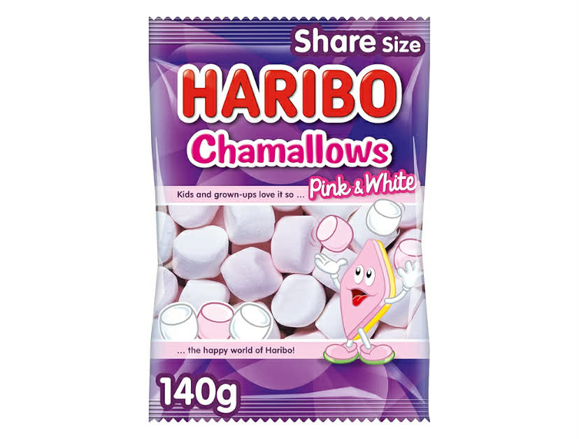 Haribo Chamallows Marshmallows 140g bag sweets