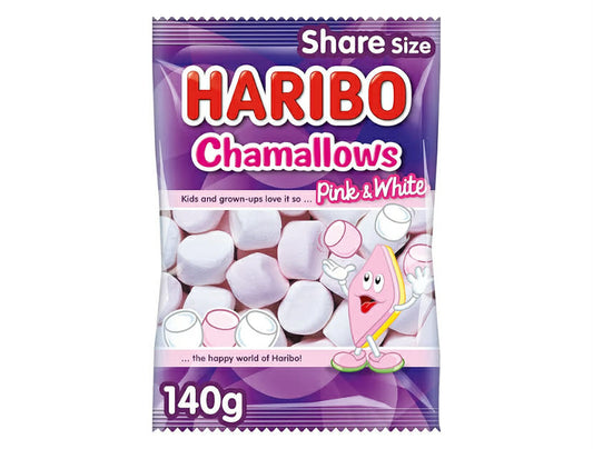 Haribo Chamallows Marshmallows 140g bag sweets