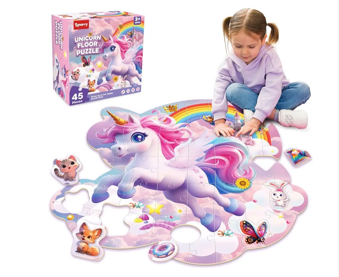 45 Piece Giant Unicorn Floor Jigsaw Puzzles