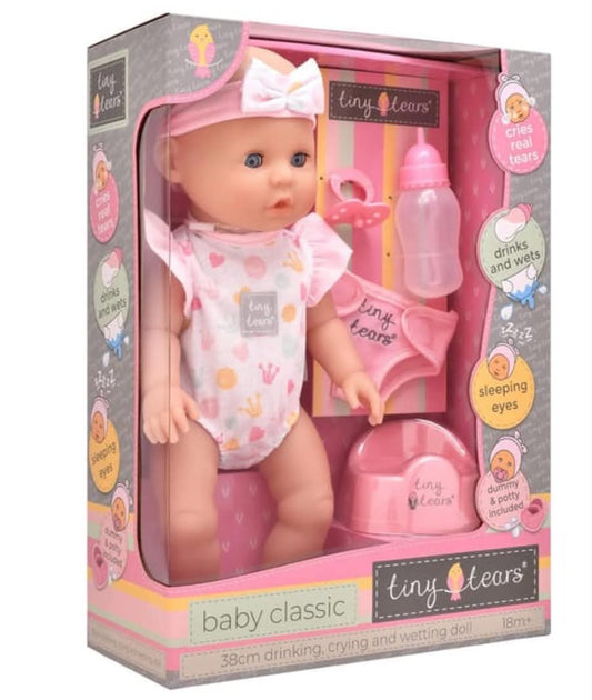 Tiny Tears Baby Classic Doll 38cm