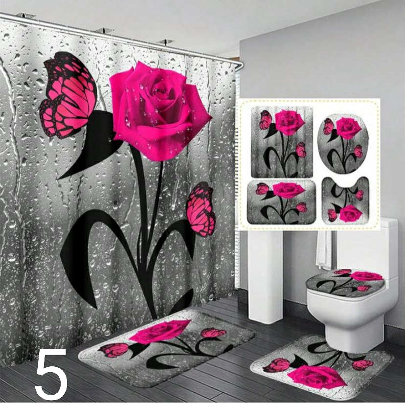 Bathroom set 4 pcs