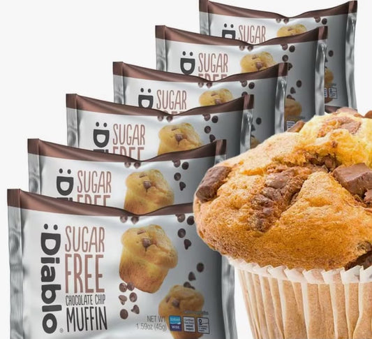 Devil Sugar-Free Chocolate Chip Muffin
