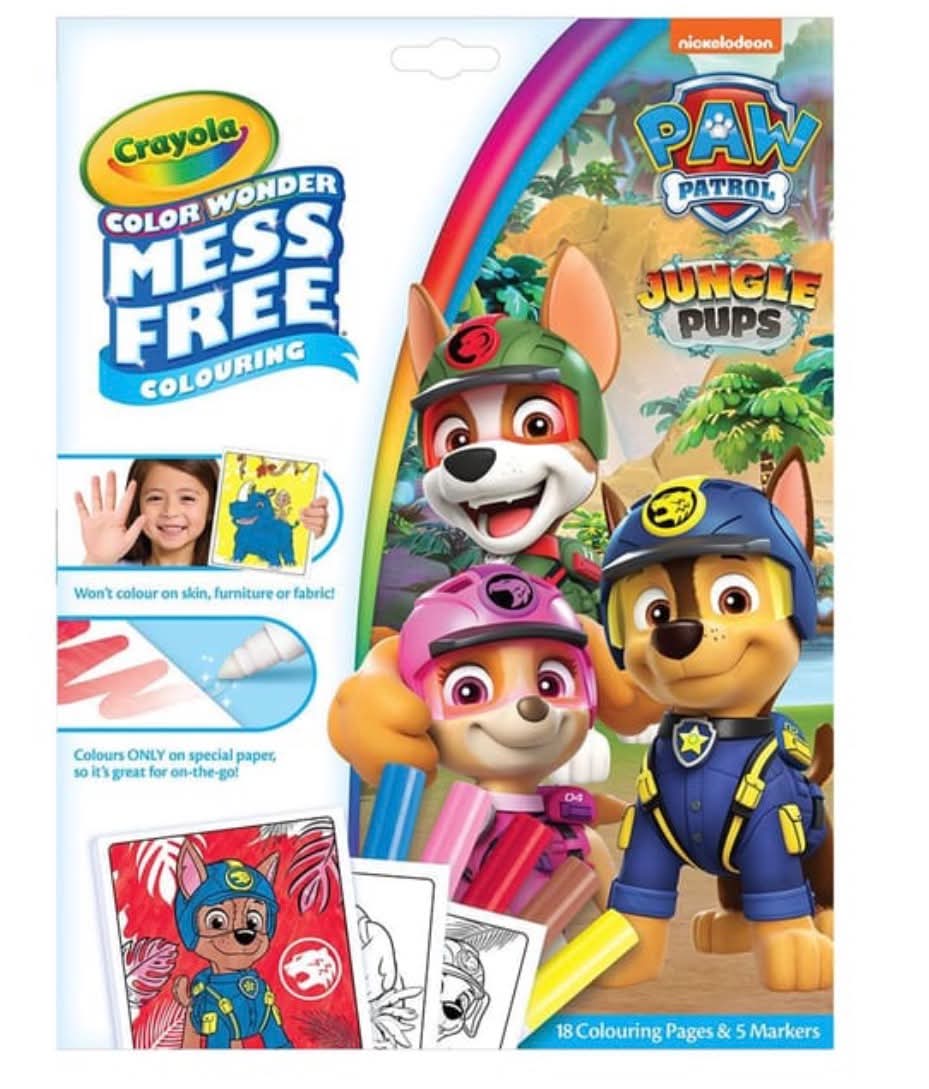 Crayola Colour Wonder Mess Free Colouring Paw Patrol.