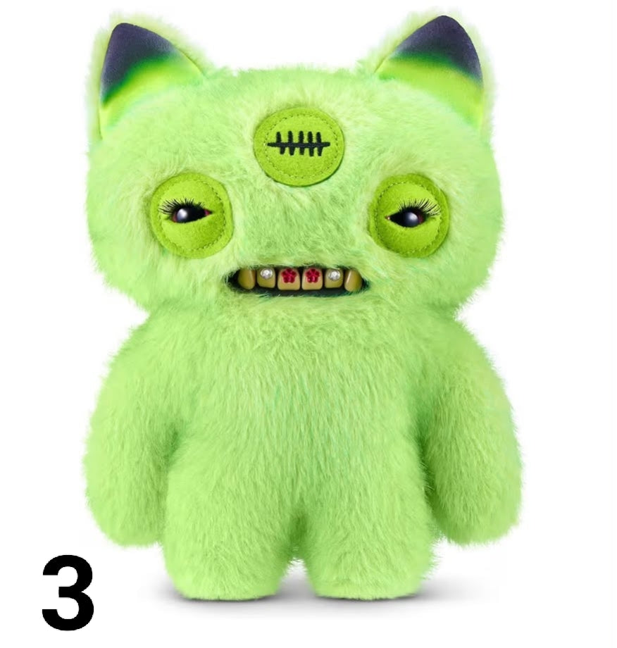 Fuggler Baddies Fuggs 9 Inch Plush Collectible Toy Funny Ugly Monster with signature teeth; soft & huggable collectible plush; for fans & collectors;