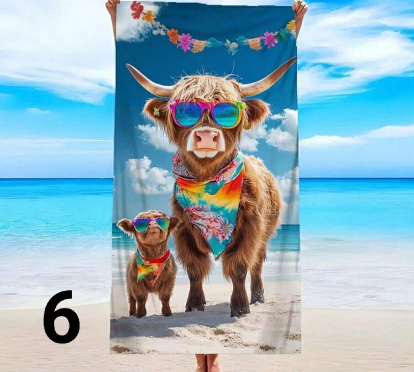 Ultra-Soft Microfiber Absorbent Beach Towel, Suitable For Swimming, Beach, Vacation, Outdoor Travel Summer Travel, Vacation Holiday Bathroom Decor Beach Essentials