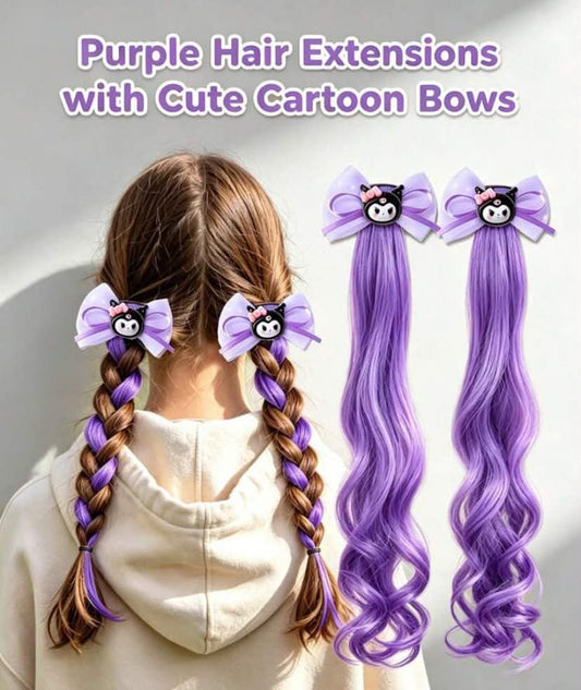 Fashionable Wig & Hair Accessories - Cute Plaid Bow Resin Hair Clip