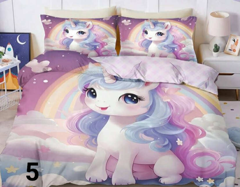 Girls single duvet set