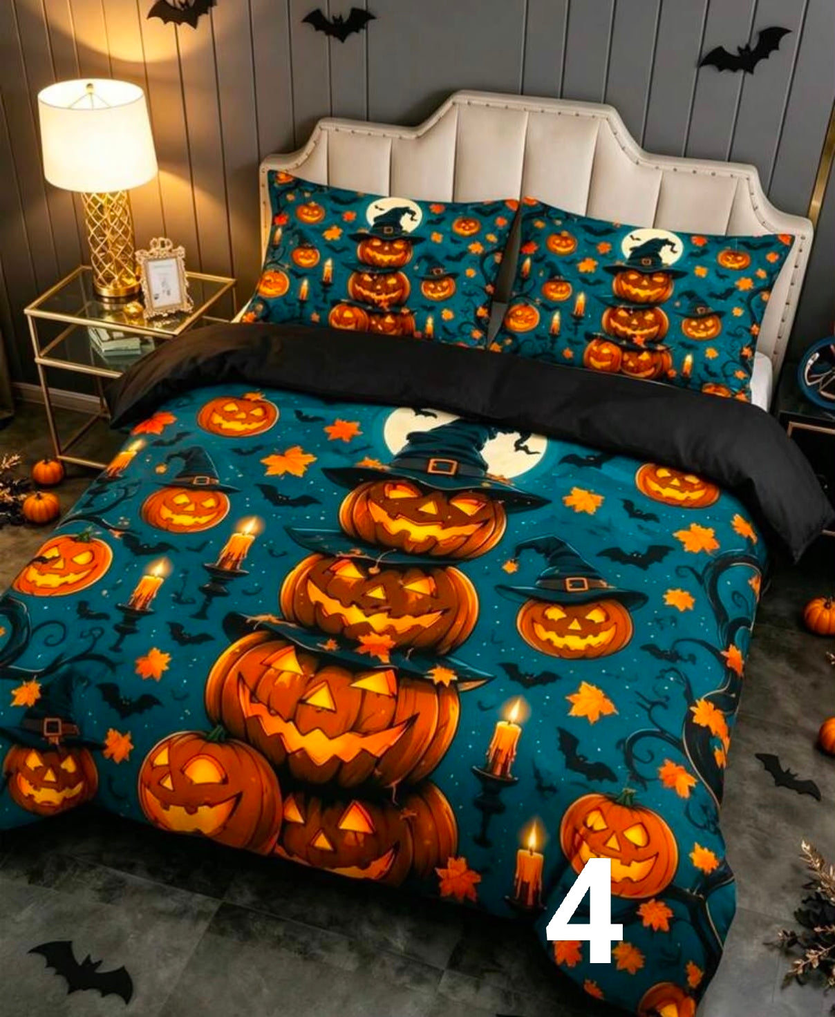 Halloween bedding