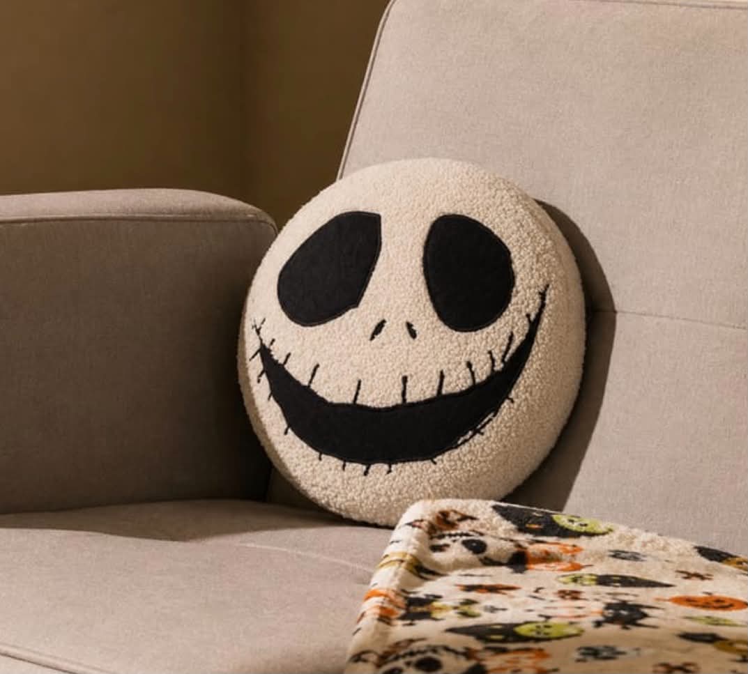 The Nightmare Before Christmas Face Cushion - Jack Skeleton
