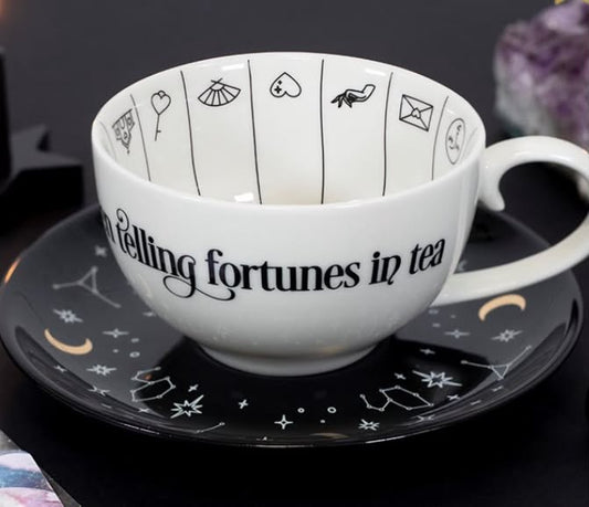 FORTUNE TELLING CERAMIC TEACUP