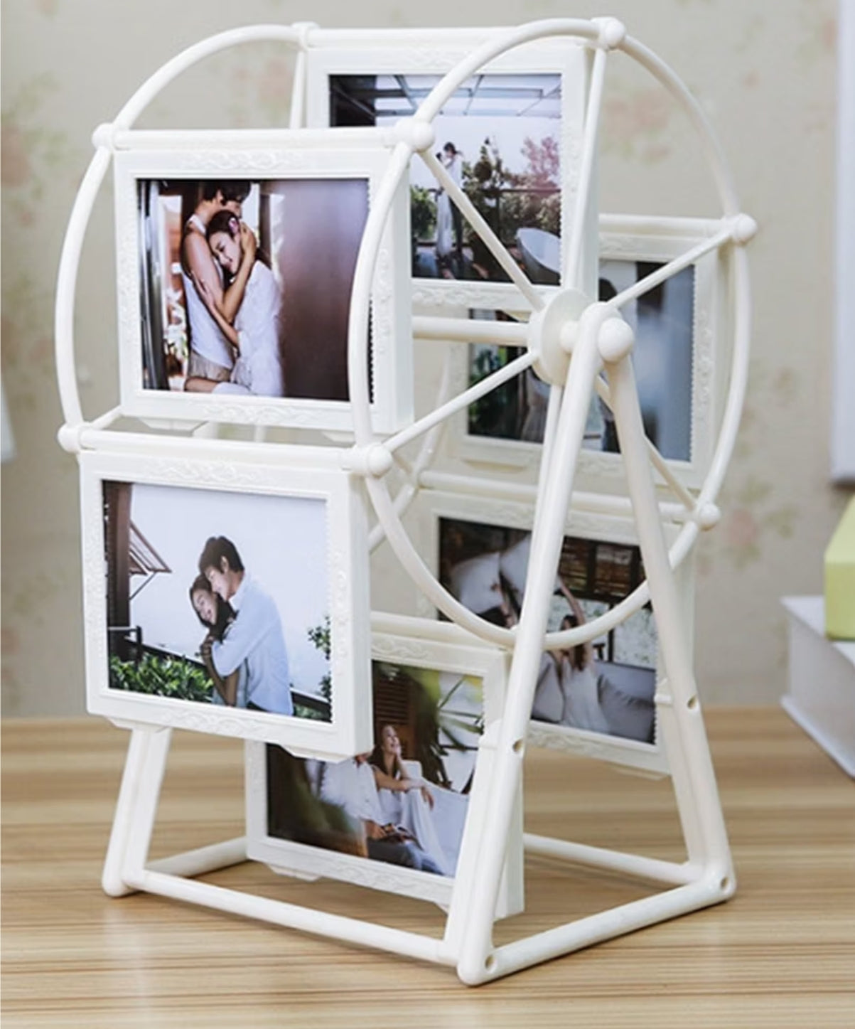 Photo Frame, 5 inches12pcs ABS Ferris Wheel Windmill Photo Album Photo Holder Wedding and Kids Pictures