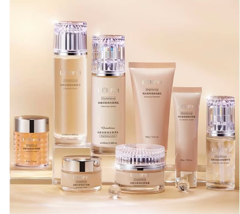 Luvjoi Glutathione Radiance 8-Piece Skincare Set  Brightening Firming Moisturizing  Sensitive Skin