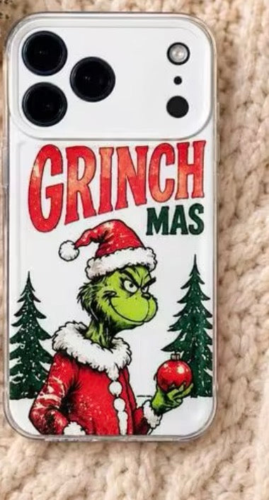 The Grinch The Christmas Phone Case, TPU Cute Cartoon Graphic Protective Cover