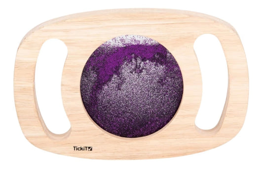 Easy Hold Purple Glitter Panel – Handheld Sensory Exploration