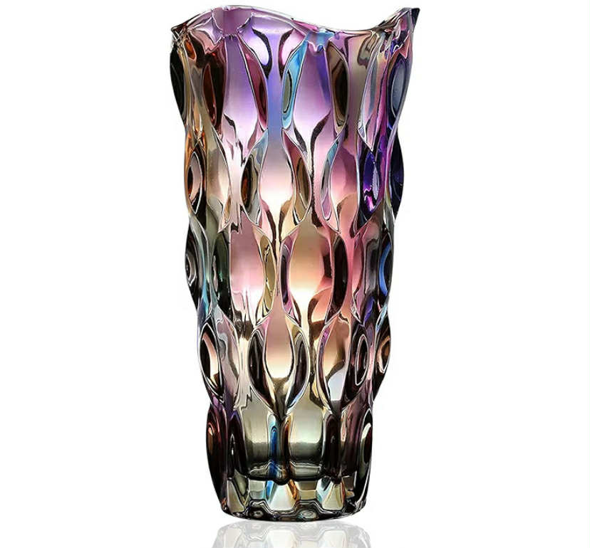 Glass Flower Vase, Modern Minimalistic Vase Nordic