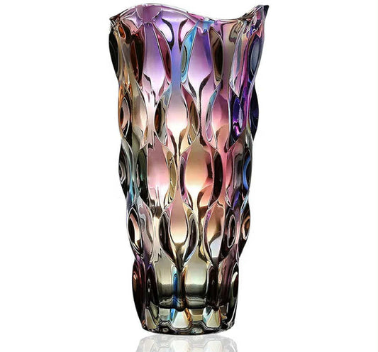 Glass Flower Vase, Modern Minimalistic Vase Nordic