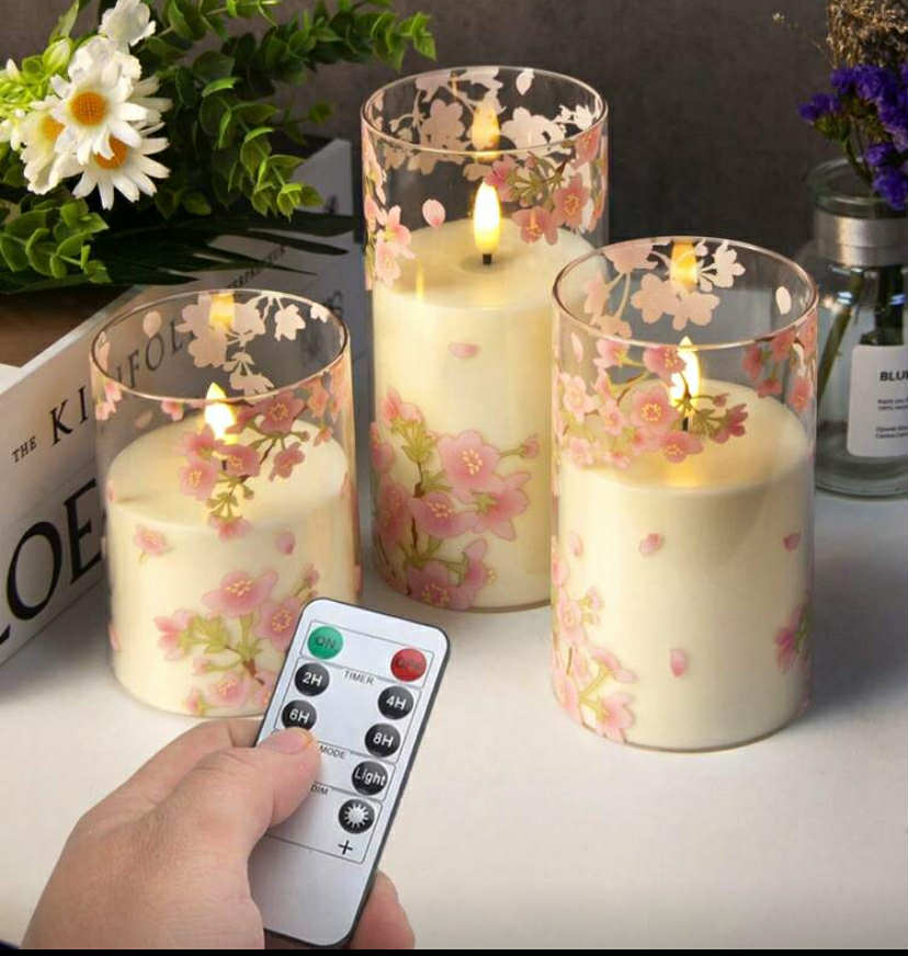 Candles x3