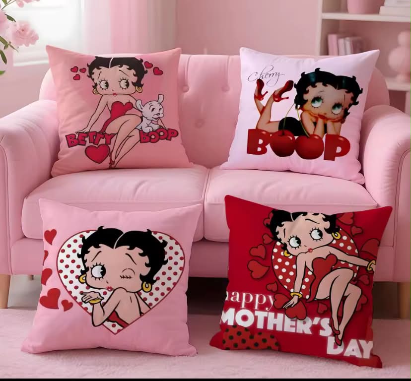 Anime B-Betty BoopS Cushion Cover Comfortable Reversible Pillow Cover 

X1