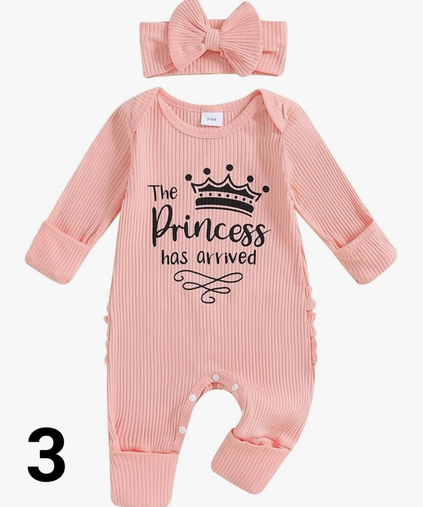 Baby Girl Romper + Headband Baby Grows Newborn Clothes Outfit One Piece Autumn Spring Jumpsuit Overall