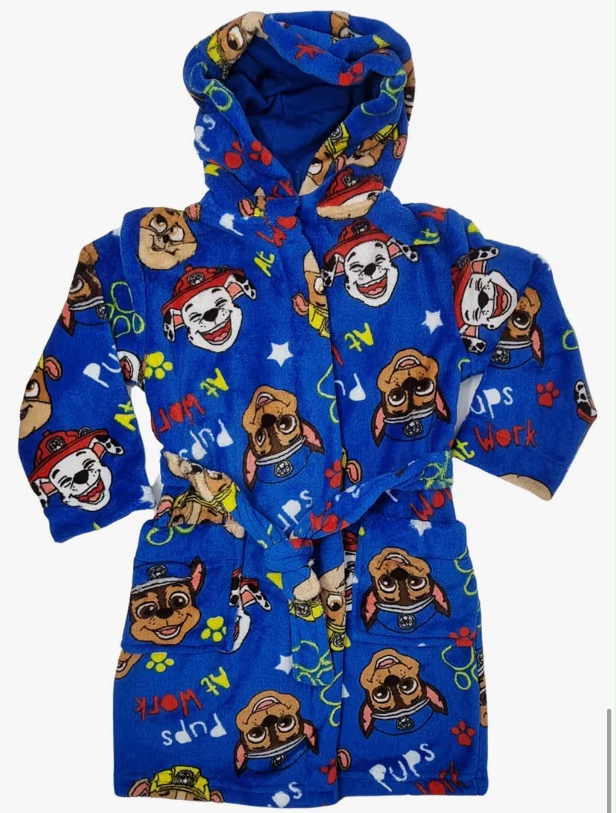 Paw Patrol Chase, Marshall and Rubble Boys Dressing Gown/Robe