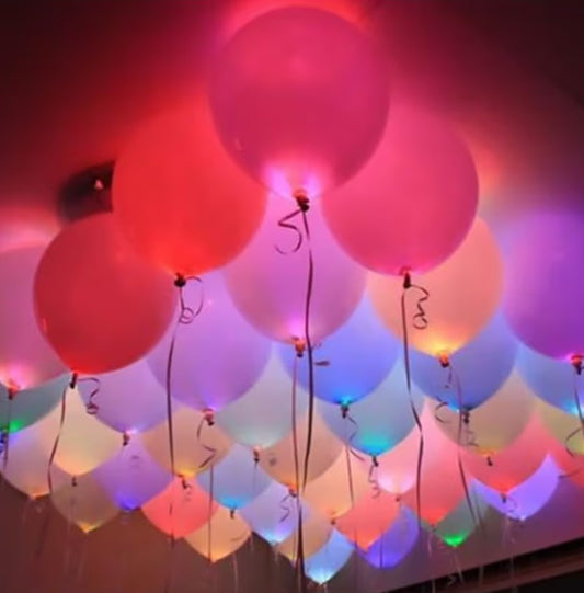LED Balloons Pack Light Up Perfect Party Decoration