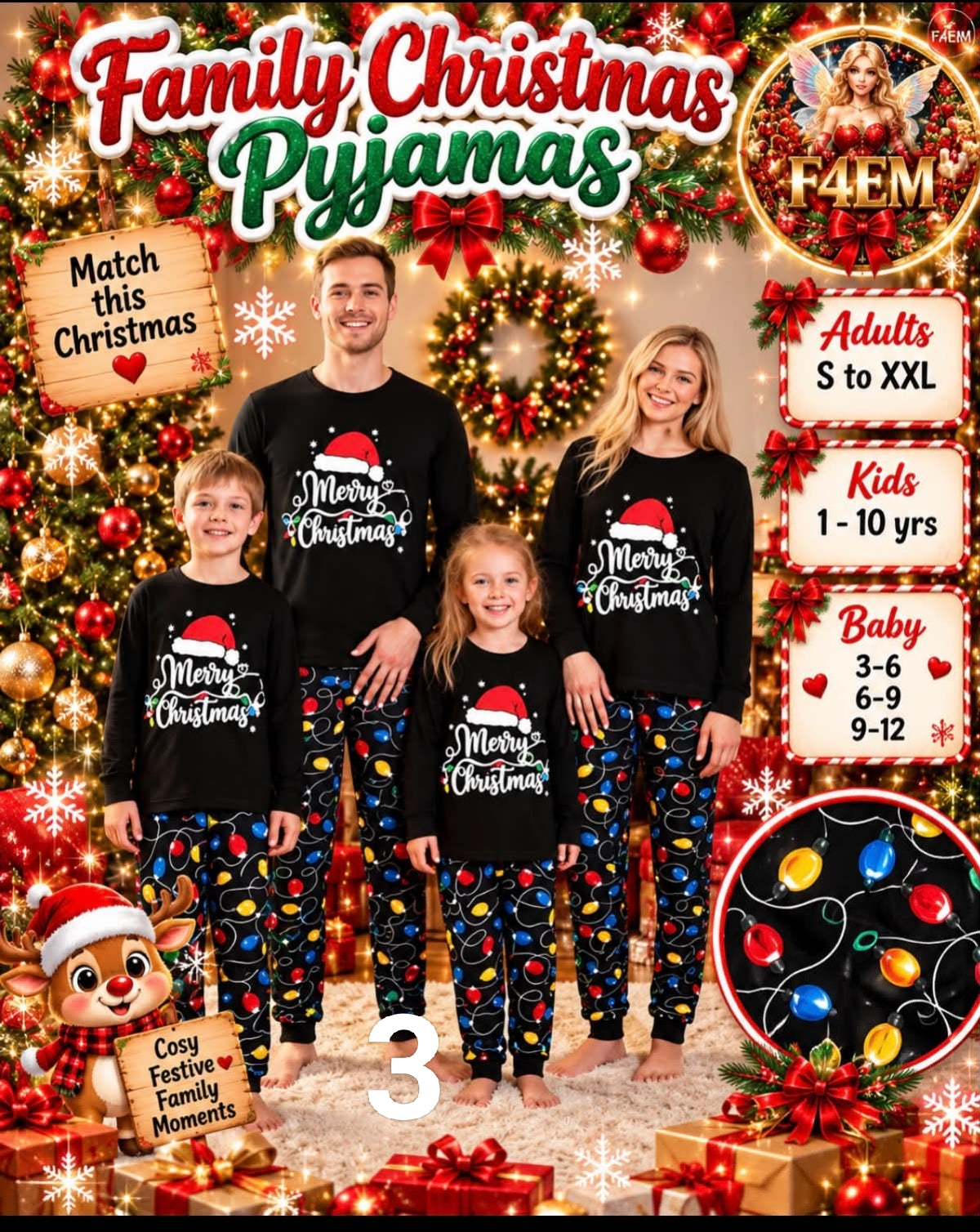 🎄 Family Christmas Pyjamas 🎄

(Baby's)