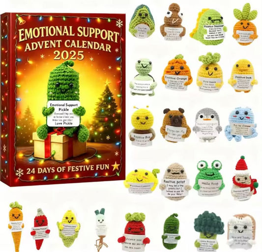 Advent Calendar 24 Days Countdown Emotional Support Messages