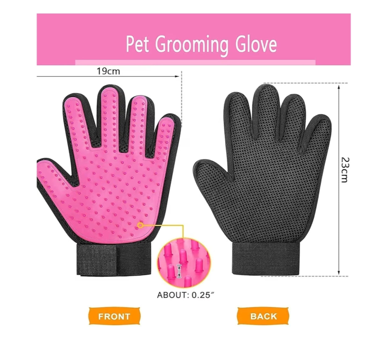 Pet Dog Cat Grooming Glove