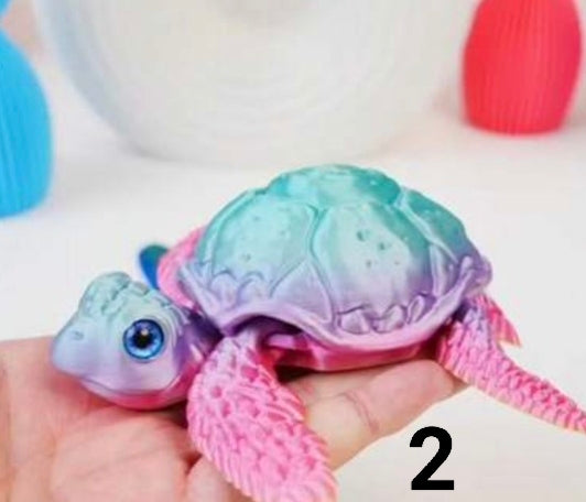 1 Movable Joint 3D Printed Snakes With Surprise Eggs, Gecko,