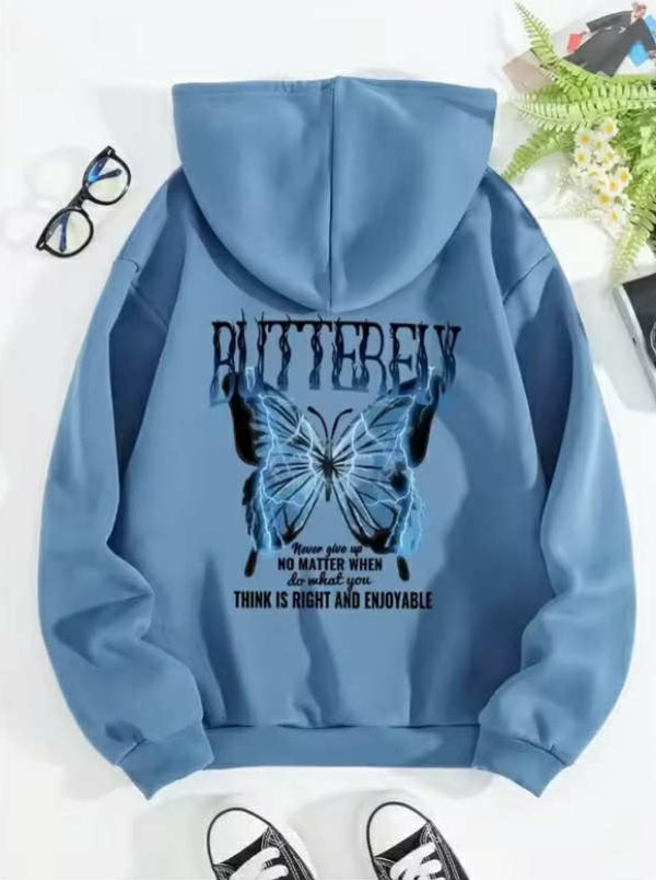 Ghost Butterfly Printed