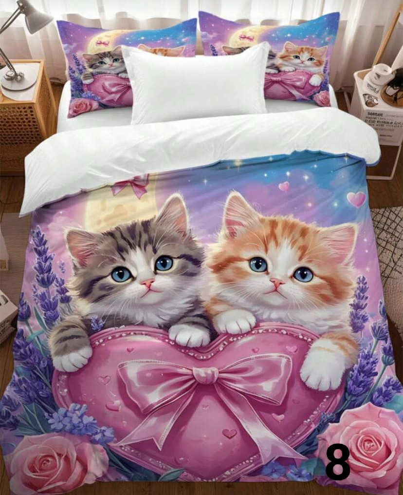 Girls single duvet set