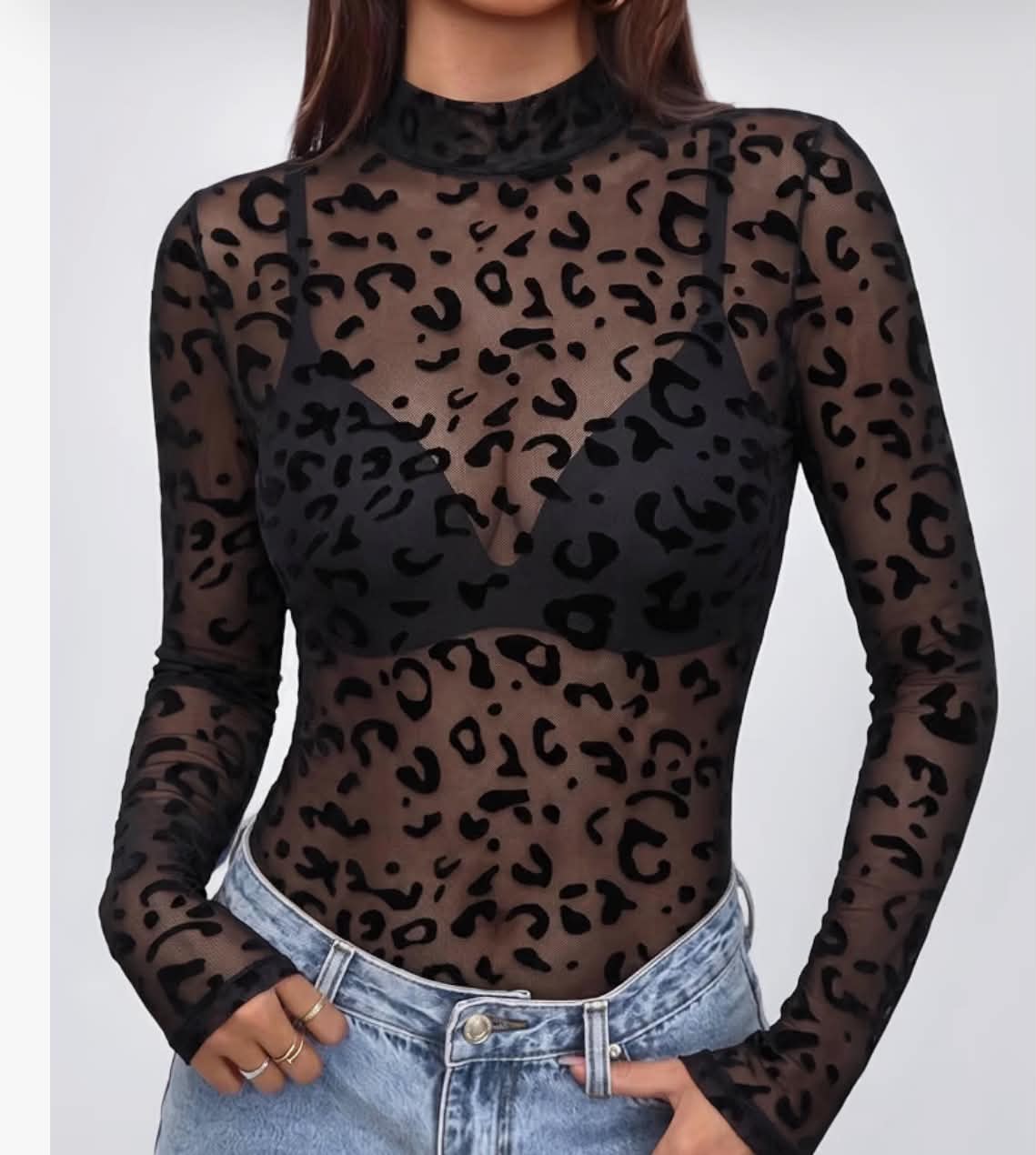 Women’s Mesh Long Sleeve Tops