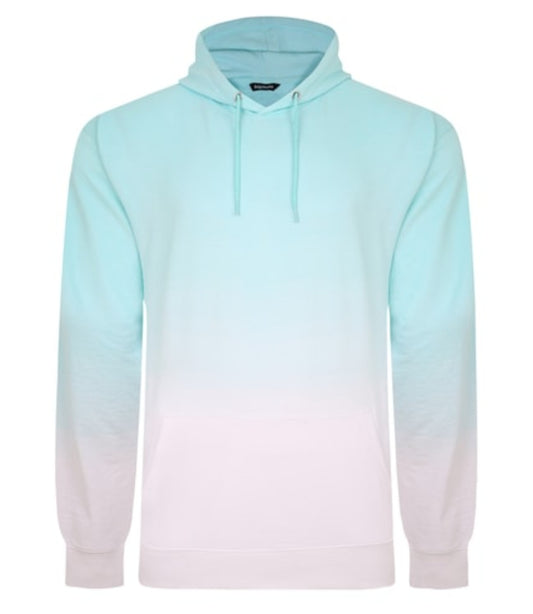 Ombre Pullover Hoody Turquoise