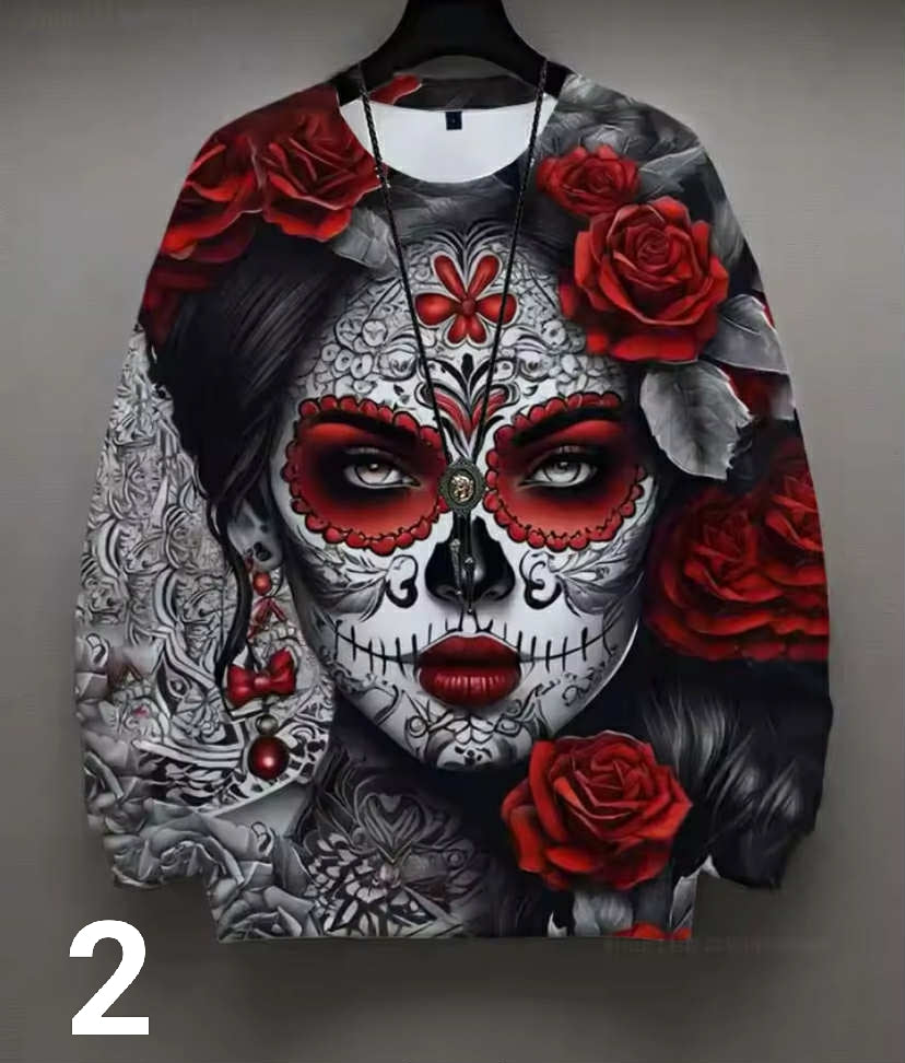 round-neck sweatshirt