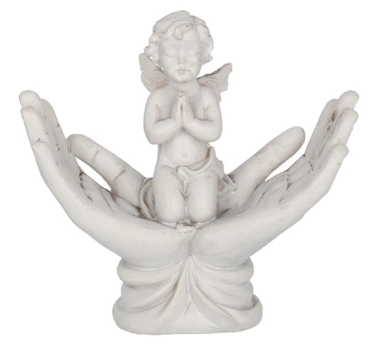 Raised To Heaven Cherub Figurine