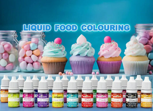 Liquid Food Coloring – 16 Colors × 6Ml Concentrated Food Coloring Liquid for Baking, Cake Decorating, Candy, Macarons, Frosting, And Cooking – Neon Food Dye for Slime Making And Crafts