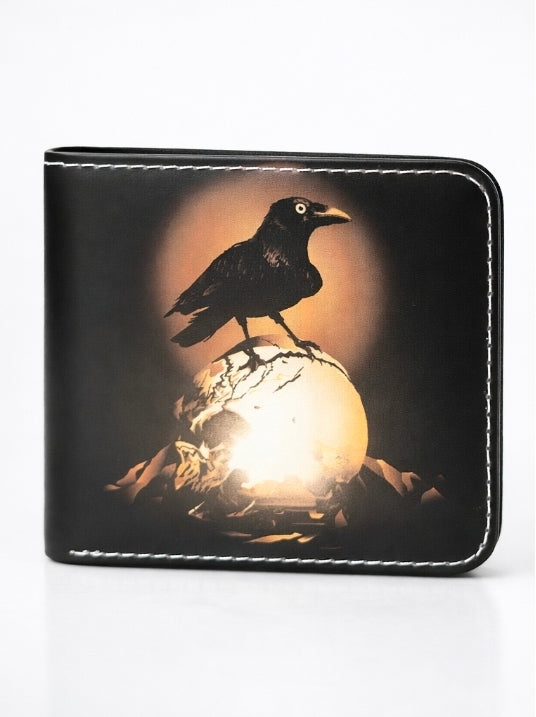 Gothic Raven Glow Wallet