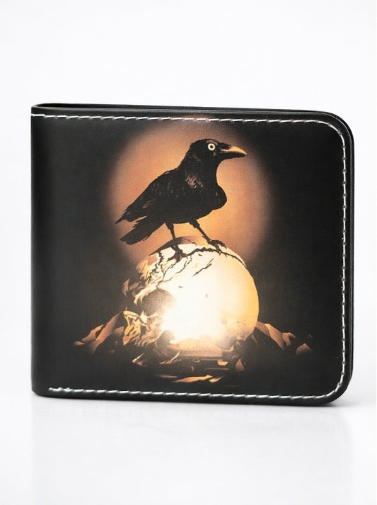 Gothic Raven Glow Wallet