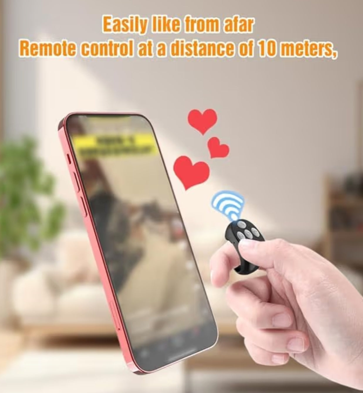 New Fingertip Wireless Bluetooth Remote Control,