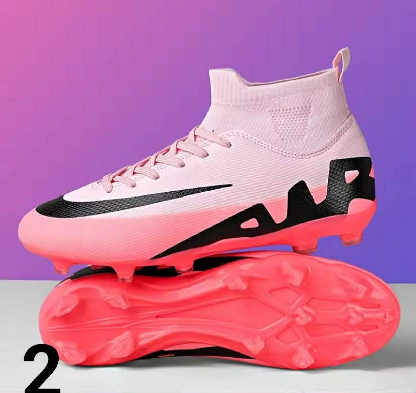 New Men Football Boots Ankle Soccer Shoes