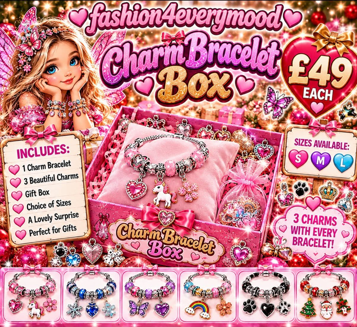 💖✨ NEW! CHARM BRACELET MYSTERY BOX! ✨💖