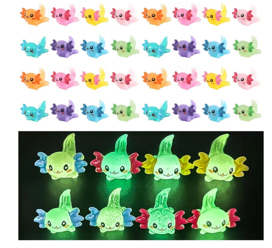 32pcs Mini Axolotl Figures -